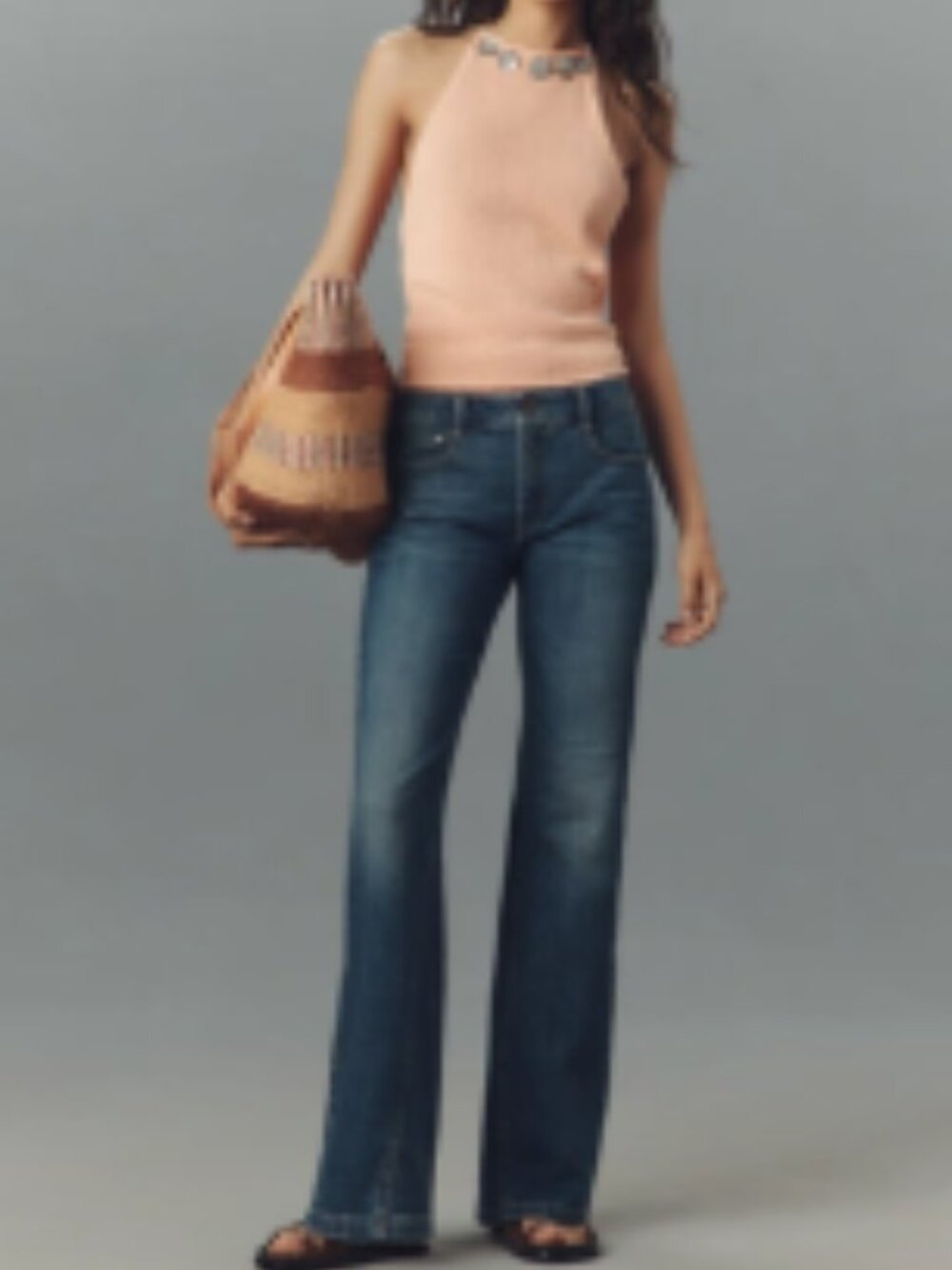 NWT - (Anthro) Pilcro Low-Rise Flared Jeans, size 26